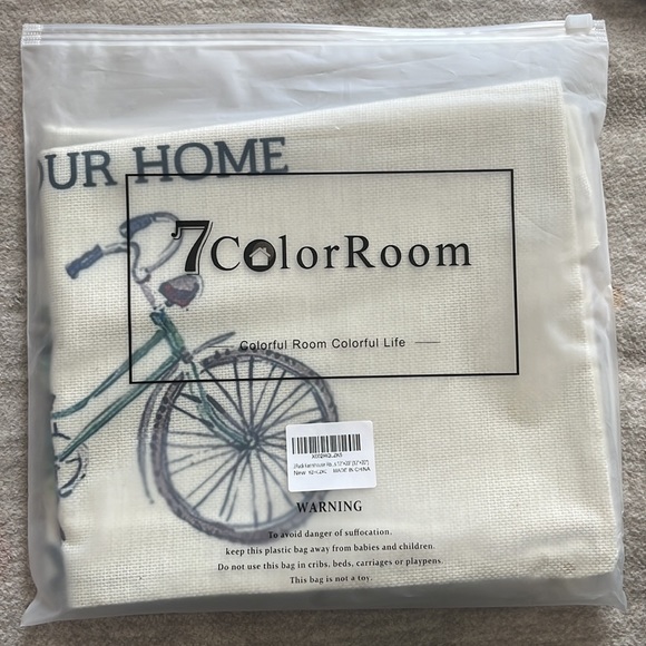 NWT Set of 2 Rectangular "Welcome" Cottagecore Accent Pillow Covers - Picture 2 of 2